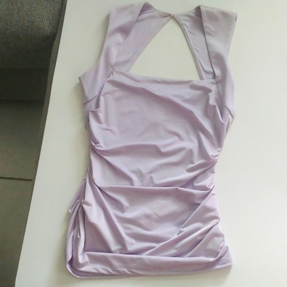 Cache Light Purple Sleeveless Top